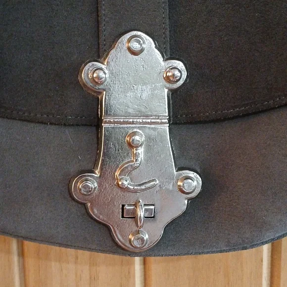 Vintage Smartaire Miss America Suede Purse - Picture 3 of 11